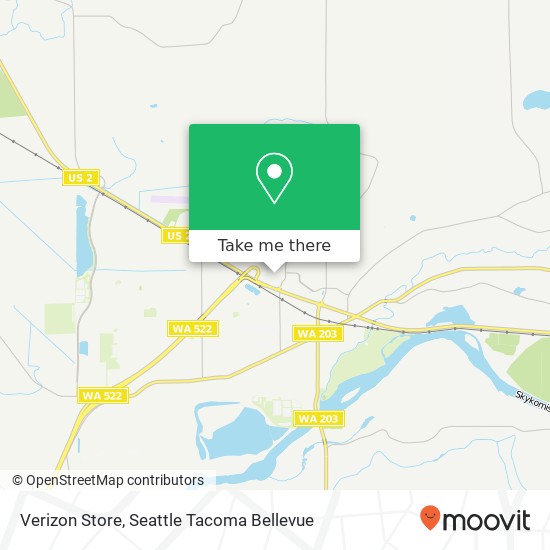 Verizon Store map