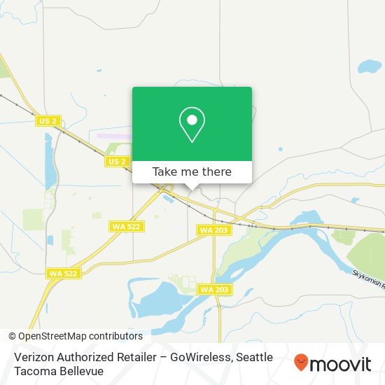 Verizon Authorized Retailer – GoWireless map