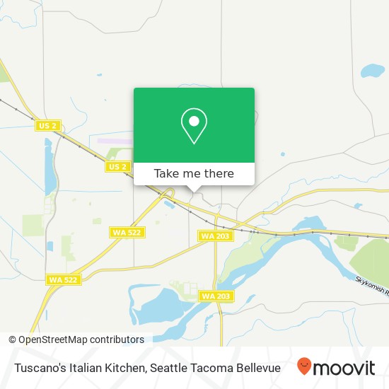 Tuscano's Italian Kitchen map