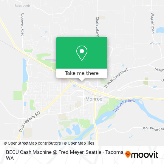 BECU Cash Machine @ Fred Meyer map