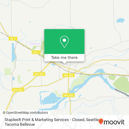 Staples® Print & Marketing Services - Closed map