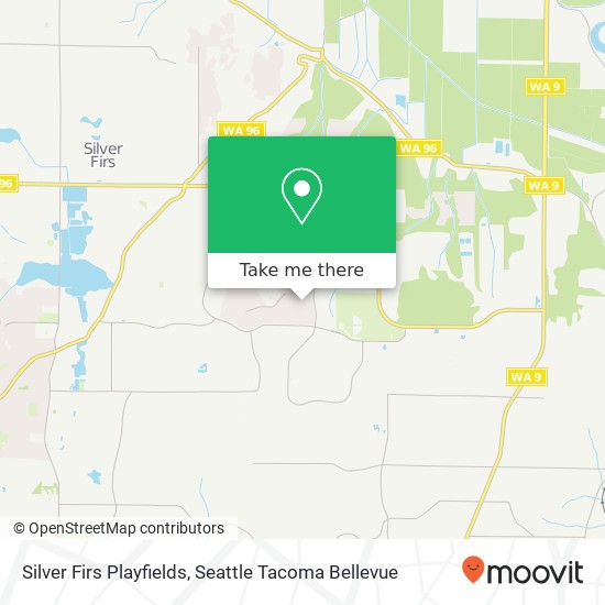 Silver Firs Playfields map
