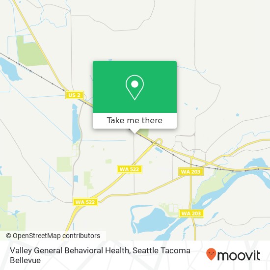 Valley General Behavioral Health map