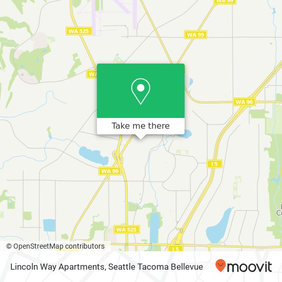 Lincoln Way Apartments map