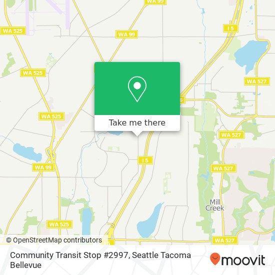 Mapa de Community Transit Stop #2997