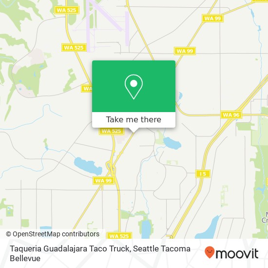 Mapa de Taqueria Guadalajara Taco Truck
