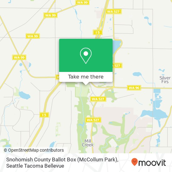 Mapa de Snohomish County Ballot Box (McCollum Park)