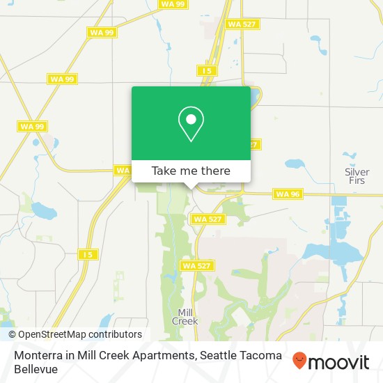 Mapa de Monterra in Mill Creek Apartments