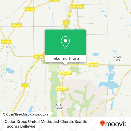 Cedar Cross United Methodist Church map