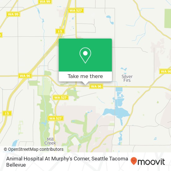 Mapa de Animal Hospital At Murphy's Corner