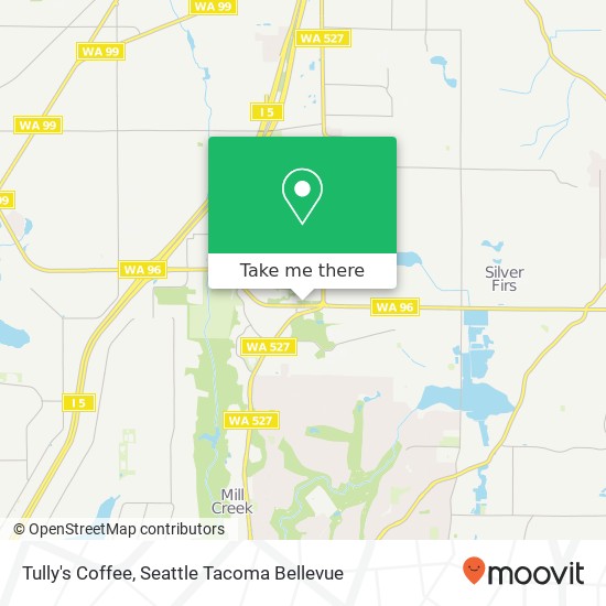 Tully's Coffee map