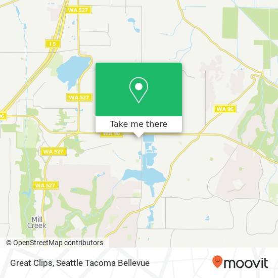 Great Clips map