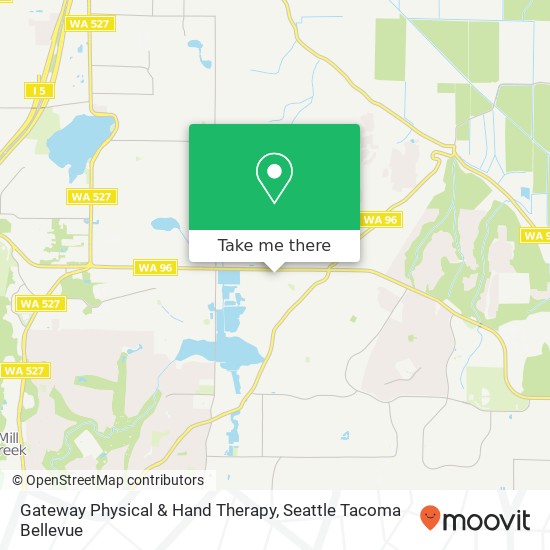 Mapa de Gateway Physical & Hand Therapy