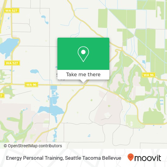 Energy Personal Training map