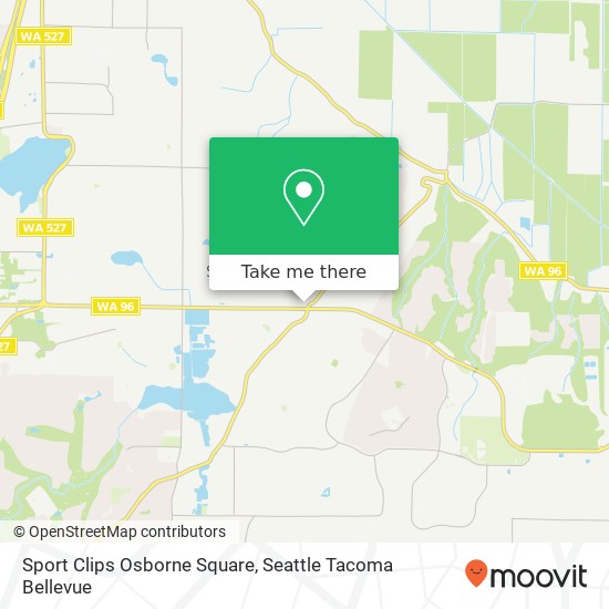 Mapa de Sport Clips Osborne Square