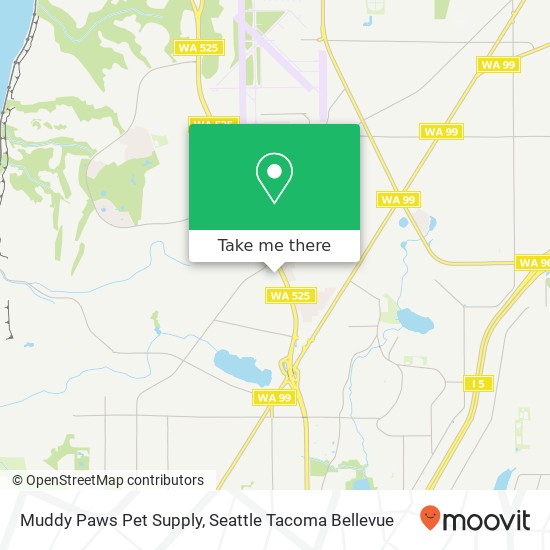 Muddy Paws Pet Supply map