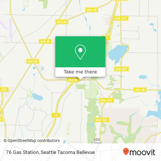 Mapa de 76 Gas Station