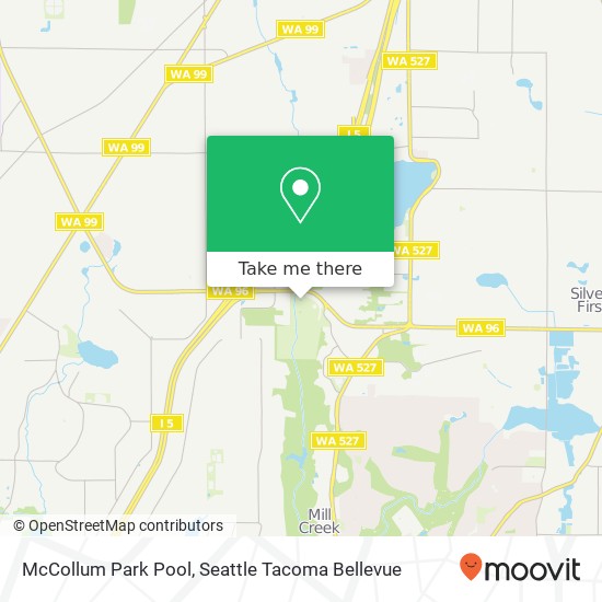 McCollum Park Pool map