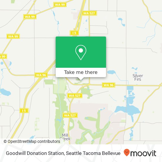 Goodwill Donation Station map