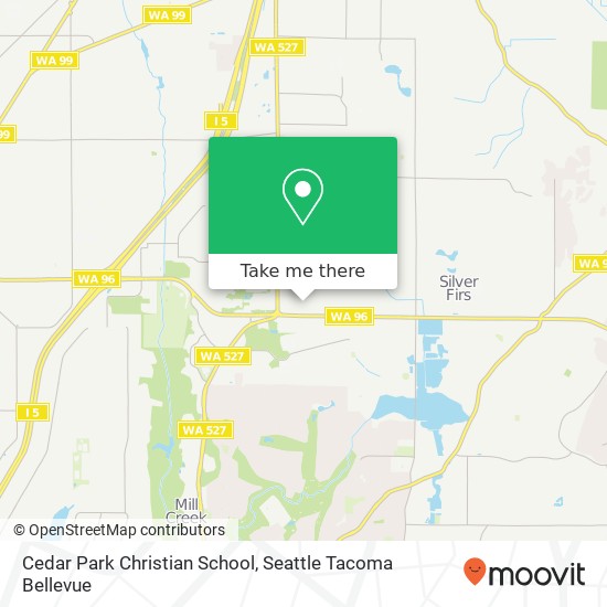 Cedar Park Christian School map