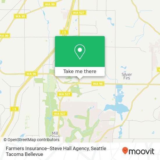 Mapa de Farmers Insurance--Steve Hall Agency