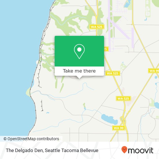 The Delgado Den map