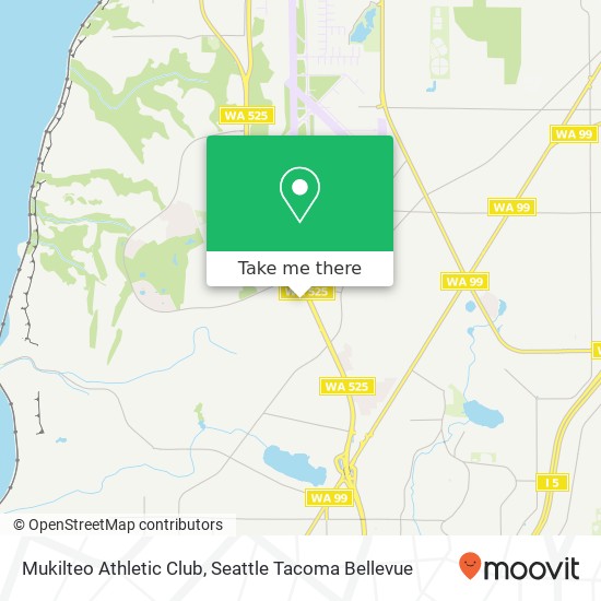 Mapa de Mukilteo Athletic Club