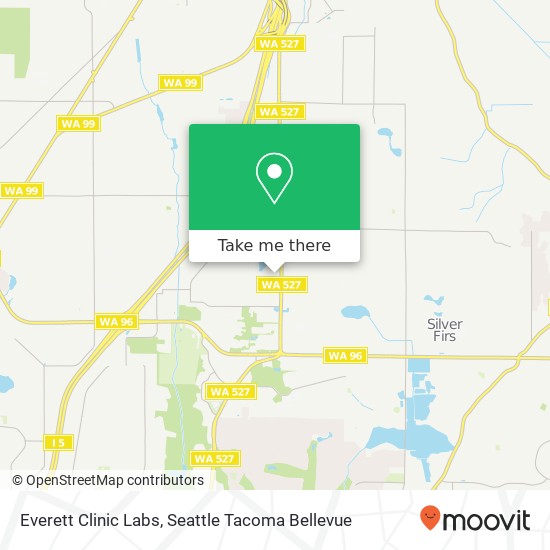 Everett Clinic Labs map