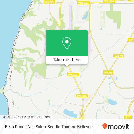 Bella Donna Nail Salon map