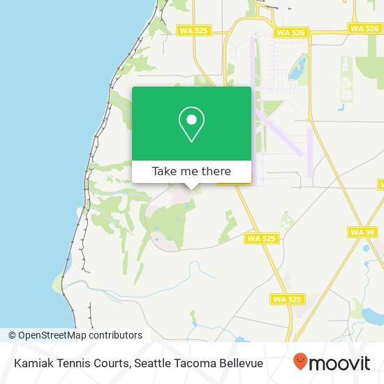 Mapa de Kamiak Tennis Courts