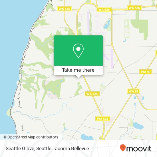 Seattle Glove map