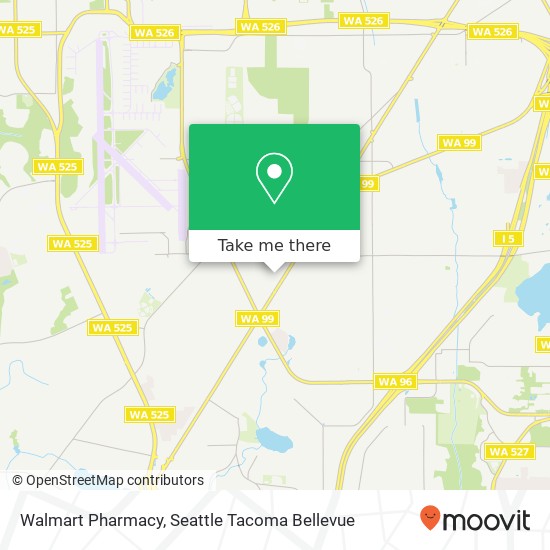 Mapa de Walmart Pharmacy