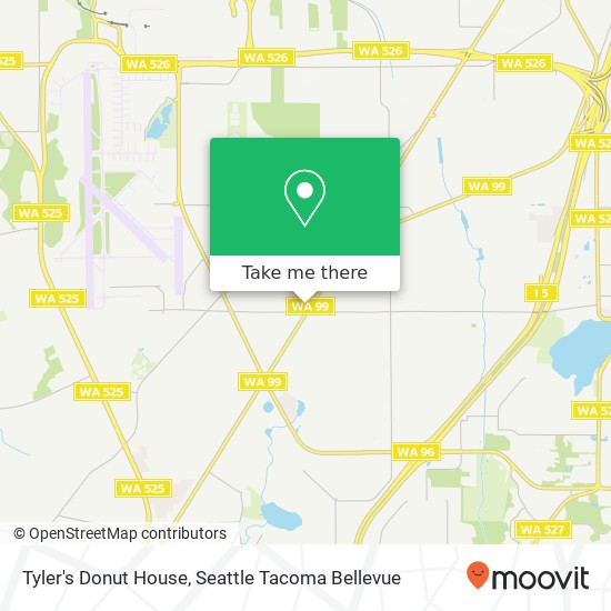 Mapa de Tyler's Donut House