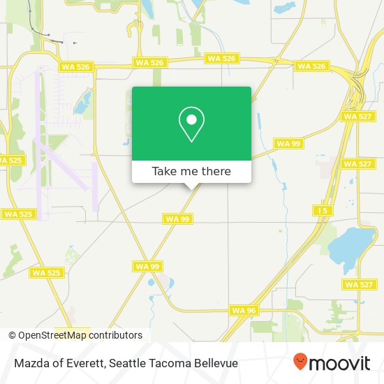 Mazda of Everett map