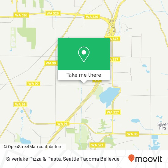 Mapa de Silverlake Pizza & Pasta