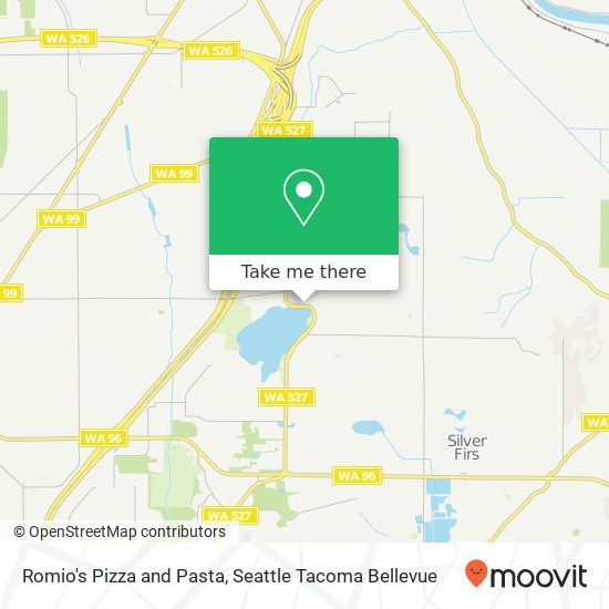 Mapa de Romio's Pizza and Pasta