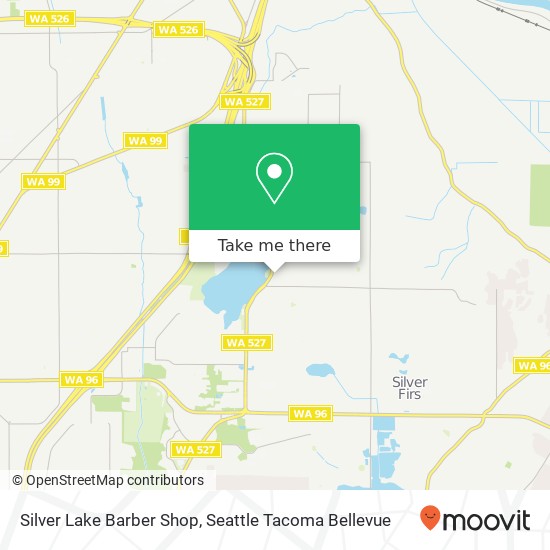 Silver Lake Barber Shop map