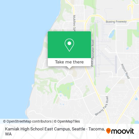 Kamiak High School East Campus map