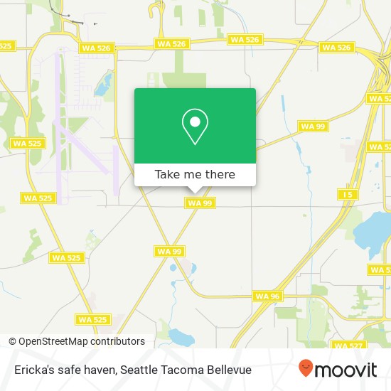 Ericka's safe haven map