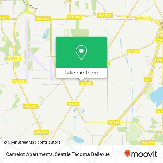 Mapa de Camelot Apartments