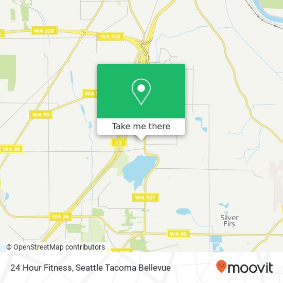 24 Hour Fitness map
