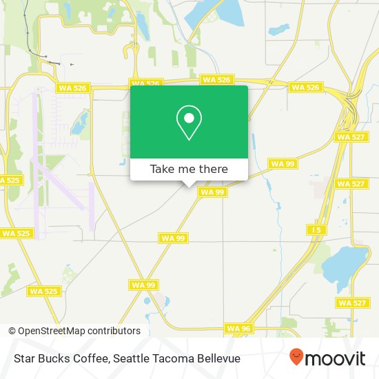 Mapa de Star Bucks Coffee