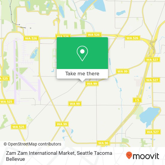 Zam Zam International Market map