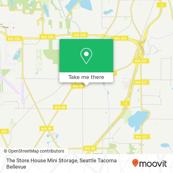 Mapa de The Store House Mini Storage