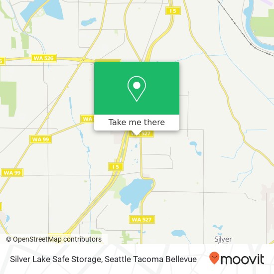 Silver Lake Safe Storage map