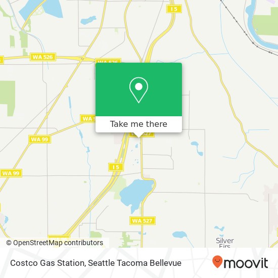 Mapa de Costco Gas Station