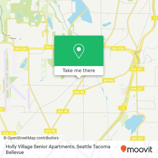 Mapa de Holly Village Senior Apartments