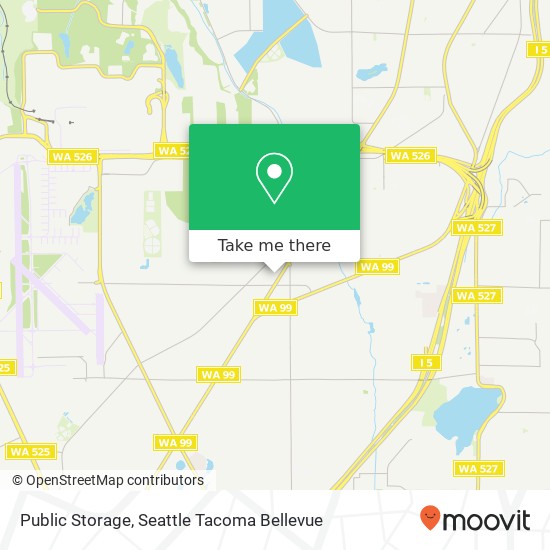 Public Storage map