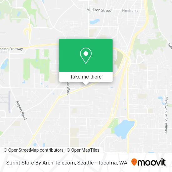 Mapa de Sprint Store By Arch Telecom
