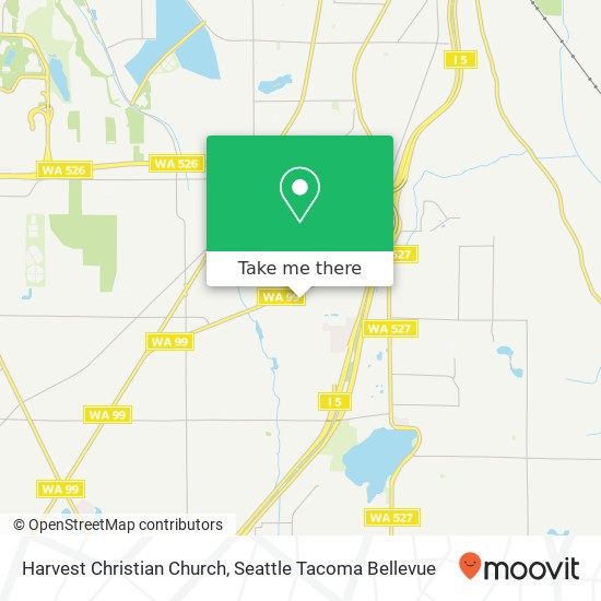 Harvest Christian Church map